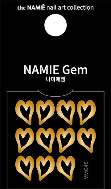 【專業用】NAMIE Gem 美甲裝飾藝術貼紙 Volume Metallic 45