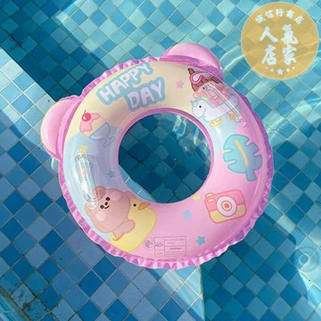 游泳圈 充氣泳圈 兒童游泳圈防側翻寶寶座圈嬰兒小孩坐圈男童女童充氣玩具救生圈