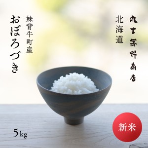 新米 おぼろづき 5kg 北海道妹背牛産 白米 令和5年産 真空パックに変更可 送料無料