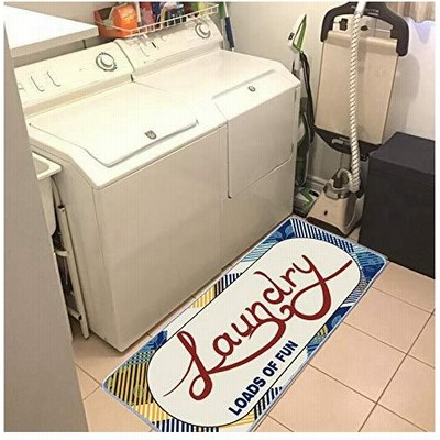お歳暮 ランドリールームのフロアマット用のヴィンテージコットンカーペット カーペット Labelians Fr