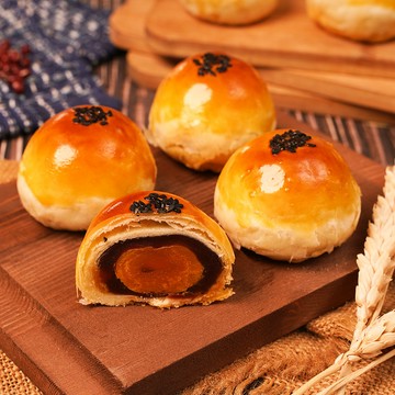 超比食品 真台灣味-蛋黃酥6入禮盒(50g/入)