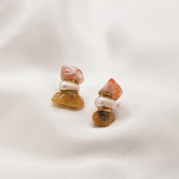 韻采 不對稱獨一無二金繼飾品