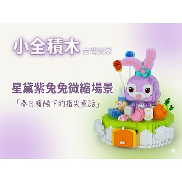 【小全積木】 星黛紫兔兔微縮場景積木 療癒景觀模型 專業收藏 生日禮物 交換禮物 限時特惠 台灣現貨 療癒系首選
