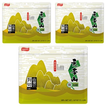 元本山 哇沙米風味對切海苔  21.1g  3包