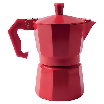 EXCELSA Chicco義式摩卡壺 3杯  紅色  1個