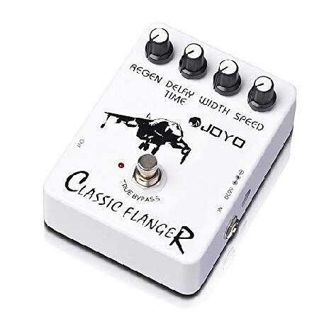 JOYO Flanger Effect Pedal Achieve Metallic Flanger Sounds ＆ Rapid Tremulous Vibrato for Electric Guitar Effect True Bypass (JF-07)