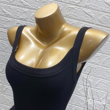 歐美INS性感！性感大U領顯瘦連體衣夏彈力緊身上衣背心吊帶打底衫