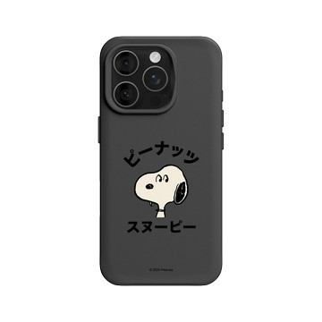 iPhone 16 Pro SolidX 黑 - 史努比 Snoopy - 大頭