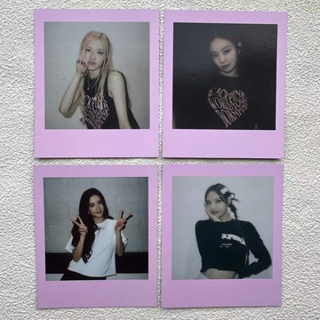 ⭐韓國代購正版⭐Blackpink首爾世巡安可場周Rose小卡拍立得照片套裝Lisa全新未拆