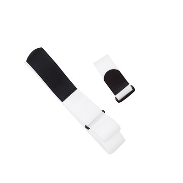 【Pato Pato】魔鬼氈綁帶 / 一大一小組合 / 白色 / 居家收納  / 旅行使用