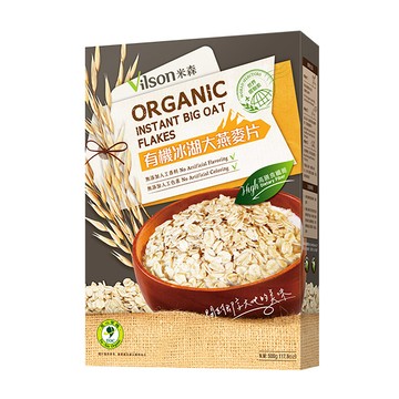 [米森] 冰湖大燕麥片 (500g/盒) (全素) 3入組-[米森] 冰湖大燕麥片 (500g/盒) (全素)