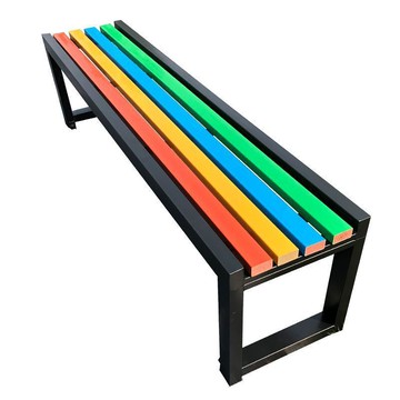 公園椅戶外長椅實木長凳庭院椅園林凳鐵藝防腐休息長條椅休