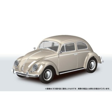 AOSHIMA 青島 樂Pla Snap Kit 20-LB 福斯金龜車 淺米色 汽車模型 東海模型