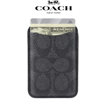 COACH 精品MagSafe卡套  經典黑