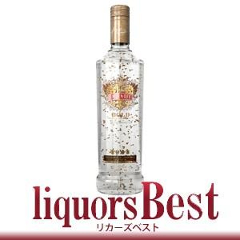 5/5(日)全品P2倍】ウォッカ スミノフ ゴールド 37.5度 700ml(金箔入