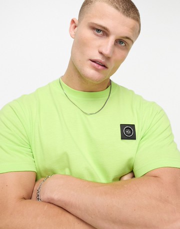 Marshall Artist sirent t-shirt in lime-Green