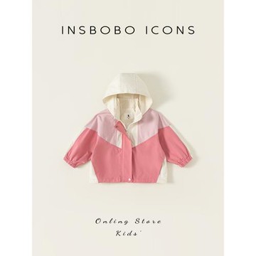 女童外套2026春季新款童裝兒童三合一沖鋒衣寶寶好看衣服春秋上衣