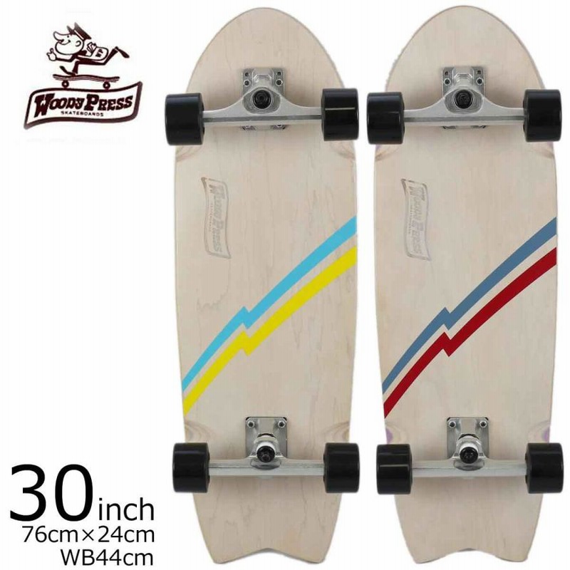 WOODYPRESS ウッディープレス レディースカービング 30\" WOODY PRESS】ウッディプレス スケートボード カービング30