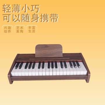 木質小鋼琴兒童玩具男女孩37鍵電子琴音樂器寶寶生日禮物嬰兒25鍵