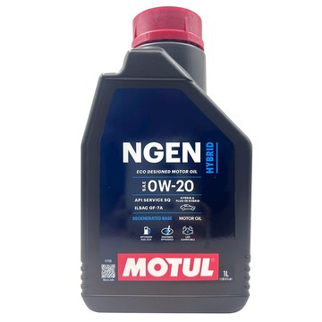 【車百購】MOTUL NGEN HYBRID 0W20 油電混合專用機油 最新規格 API SQ ILSAC GF-7A