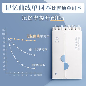 隨身英語單詞本記憶本背單詞本高中記背神器學習可遮擋ins風背誦便攜初中筆記本小號生詞考研口袋小本子文具