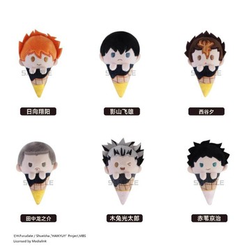 正版日谷 TAPIOCA 排球少年 Q版冰淇淋毛絨玩偶Vol.1 周邊