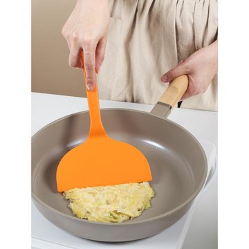 日本進口食品級寬大尼龍鍋鏟家用廚房不粘鍋專用鏟耐高溫煎蛋鏟子