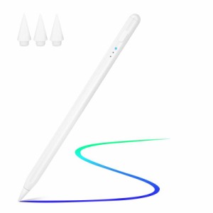 急速充電 アップルペンシル ipad pencil タッチペン (ホワイト)