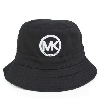MICHAEL KORS 黑色圓標LOGO遮陽帽