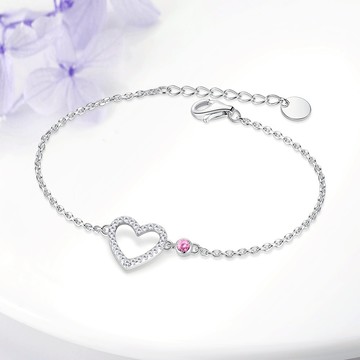 【Majalica】寵愛．925純銀．愛心手鍊