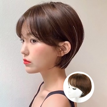 現貨+預購 女假髮整頂真髮透氣假髮片輕量假髮免打理隱形增髮整頂假髮-短髮大頭皮2色74ck14【獨家進口】【米蘭精品】