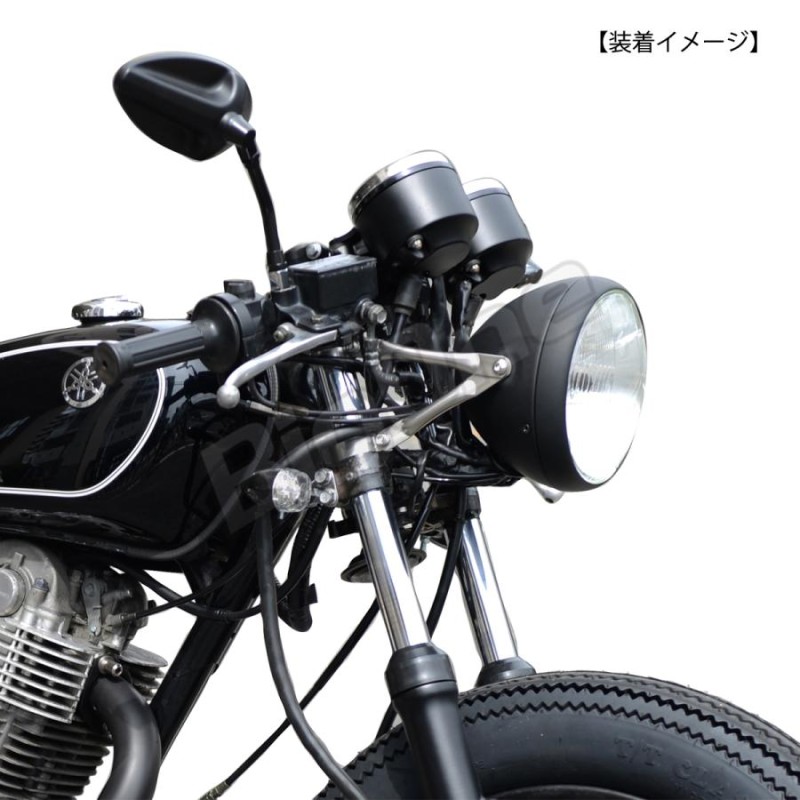 BigOne Cafe コスパ良 CB223S CB400SS CL400 GB250クラブマンCB250T VRX400 GB400 GL400  CD125T CB750Fヘッド ライト ケース ブラック | LINEショッピング