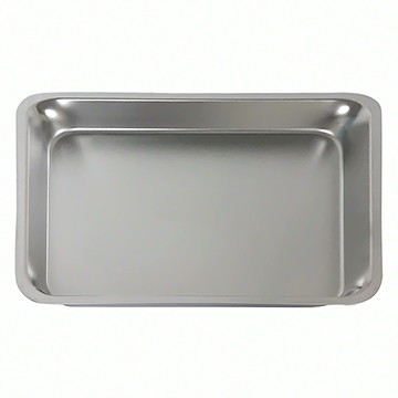 MIKA HOUSE 橘之屋 304不銹鋼淺方盤 中 33x25x2.5cm 台灣製造  33cm  J-252  1個