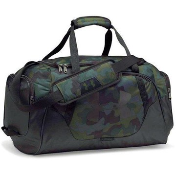 Under Armour 2019男時尚Storm3風暴中型沙漠迷彩黑行李袋