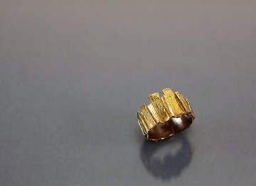 質感系列-長塊設計黃銅戒