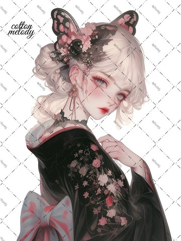 original sticker no.1878 人物貼紙 原創貼紙 原創人物貼紙 裝飾貼紙 cotton melody