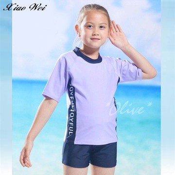 泳之美品牌  流行女童兩件式短袖泳裝 NO.678388