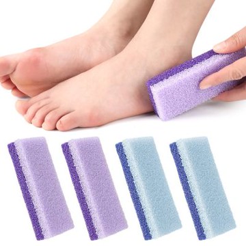 大友los2112口PU發泡浮石去死皮搓腳板雙拼條紋磨腳石足部修腳器腳底按摩剉