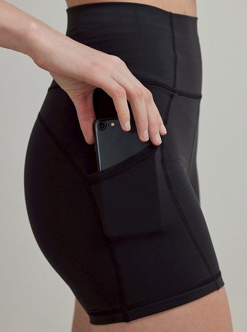 【S2N】HOT SUMMER 璀璨夏日3.5分褲_Black B450