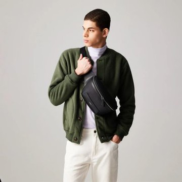 【BRAUN BUFFEL 德國小金牛】台灣總代理 湯姆 腰胸包-黑色/BF542-07-BK