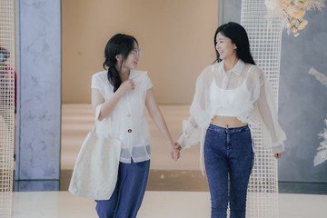 / 青春洋溢 / 學生風襯衫背心透明輕紗罩衫雪紡小背心