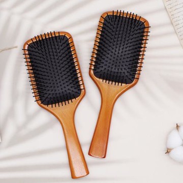 CS22 實木文藝按摩氣墊美髮梳-買大送小