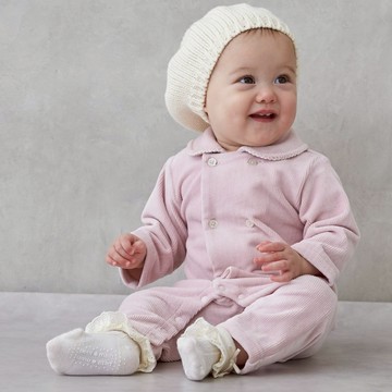 petit main 品牌旗艦店 雙排扣領口連身衣 【日本直接出貨】