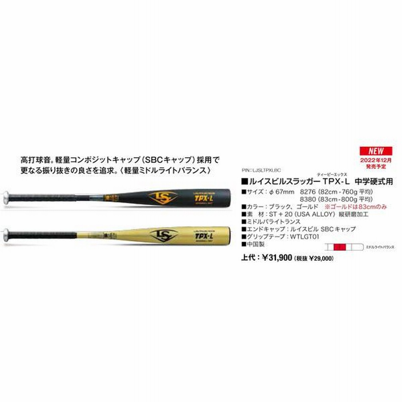 国内即発送】 ルイスビルスラッガー louisville slugger 金属製 TPX-L