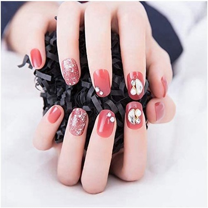 24枚入り 上品和装ネイル 成人式ネイル レッド 可愛い 優雅 付け爪 3d ジュエル飾り 24枚 X 1 通販 Lineポイント最大get Lineショッピング