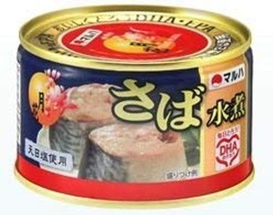 マルハニチロ さば水煮月花(プルトップ缶) 12入 200グラム (X 12)