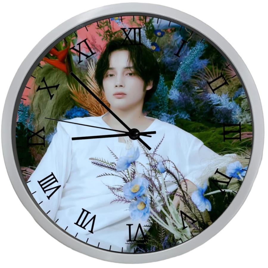 ヒュニンカイ TXT ティーバイティー TOMORROWXTOGETHER 掛け時計 WallClock 壁掛け 時計 直径30cm 韓流 グッズ nk094-5