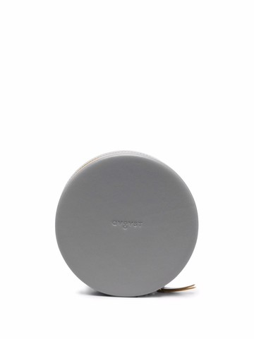 Avgvst - embossed logo contrast lining trinket box - women - Leather - One Size - Grey