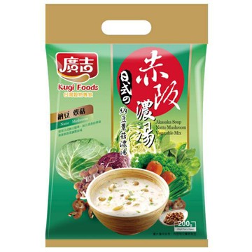 廣吉 赤阪濃湯-納豆蕈菇(20gx10包/袋) [大買家]