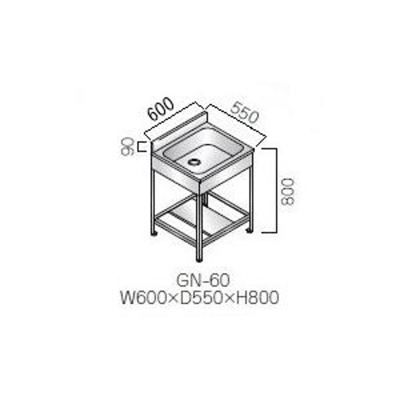 納米技術 SUS304 キッチン用品 ステンレス製流し台 ブラックシングル槽シンク 食器洗いシンク 野菜シンク 肥厚大容量 便利 多様選択 - 3